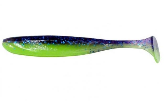  Силиконовая приманка Keitech Easy Shiner 8.0" #PAL06T Violet Lime Belly для рыбалки