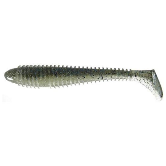  Силиконовая приманка Keitech Swing Impact FAT 7.8" #418T Bluegill Flash для рыбалки