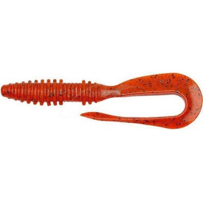  Силиконовая приманка Keitech Mad Wag Mini 2.5" #EA13S Spicy Mustard PP/Blue FLK. для рыбалки