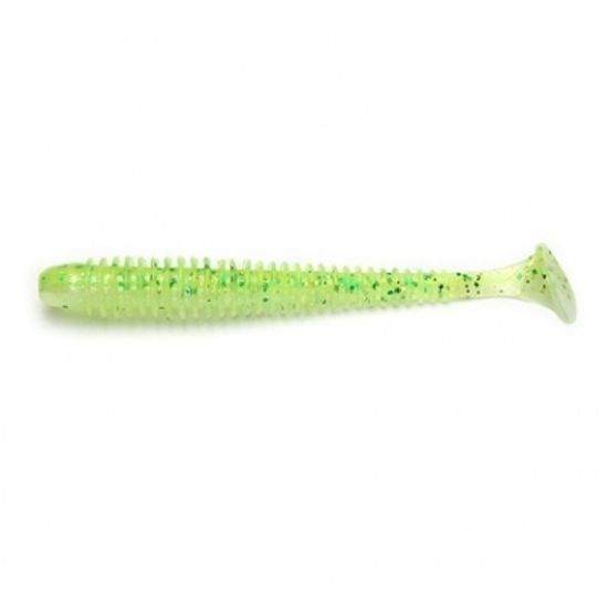  Силиконовая приманка Keitech Swing Impact 4.0" #PAL02 Lime Chart Shad, для рыбалки