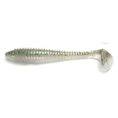  Силиконовая приманка Keitech Swing Impact FAT 6.8" #482T Ghost Rainbow для рыбалки