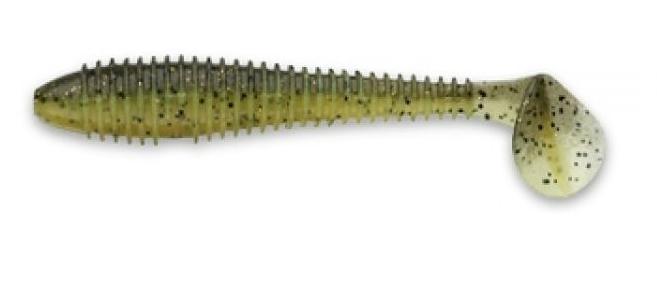  Силиконовая приманка Keitech Swing Impact FAT 3.8" #EA07T Watermelon PP/Yellow PP для рыбалки