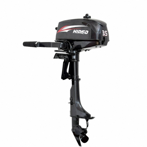 Лодочный мотор 2-х тактный Hidea HD3.5 FHS ( встроенный бак 1,4л)