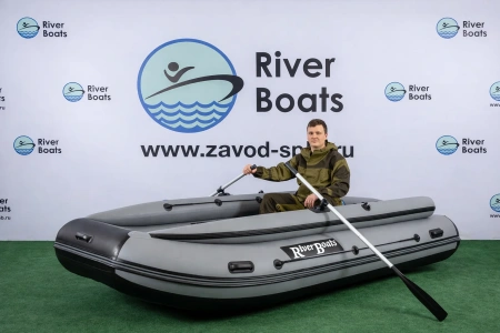 Лодка ПВХ RiverBoats RB 370 НДНД Фальшборт лодка