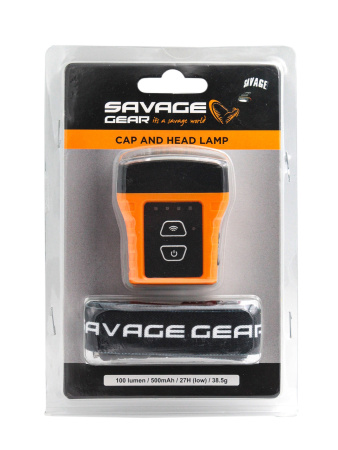 Фонарик для кепки Savage Gear MP Flip and Cap Head Lamp