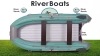Лодка ПВХ RiverBoats RB 370 НДНД Фальшборт лодка