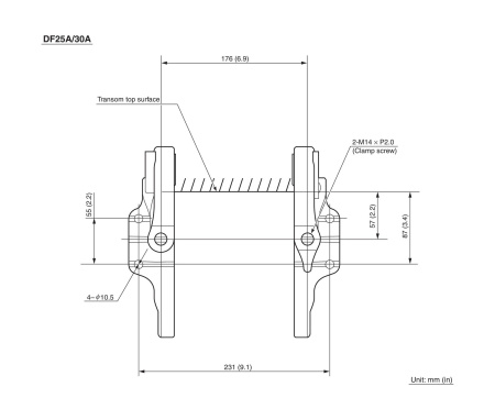 Лодочный мотор 4-х тактный Suzuki DF20ARL