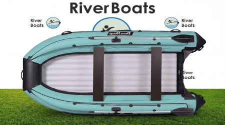 Лодка ПВХ RiverBoats RB 370 НДНД Фальшборт лодка