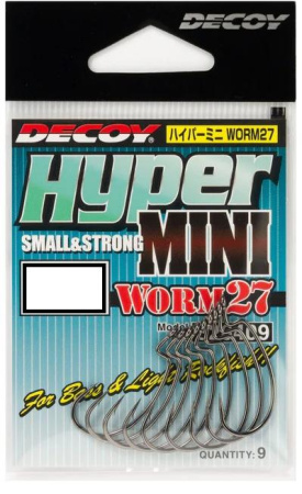 товар Крючки офсетные Decoy Worm 27 HYPER MINI №6