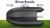 Лодка ПВХ RiverBoats RB 410 Фальшборт (Киль) лодка