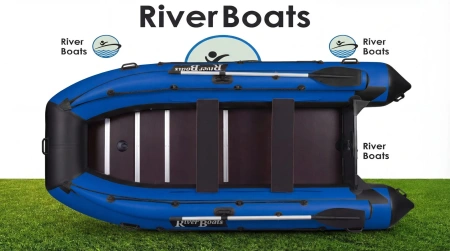 Лодка ПВХ RiverBoats RB 390 Фальшборт (Киль) лодка