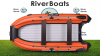 Лодка ПВХ RiverBoats RB 370 НДНД Фальшборт лодка