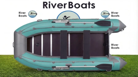 Лодка ПВХ RiverBoats RB 410 Фальшборт (Киль) лодка