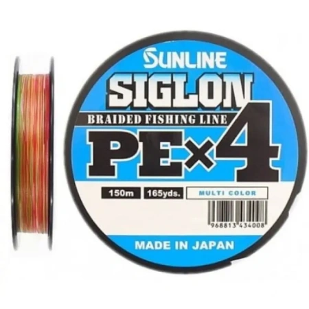 Плетеный шнур Sunline Siglon PE х4 150m #1.5/0.209mm 25lb/11.0kg
