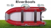 Лодка ПВХ RiverBoats RB 370 НДНД Фальшборт лодка