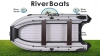 Лодка ПВХ RiverBoats RB 370 НДНД Фальшборт лодка
