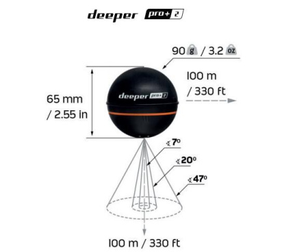 Эхолот Deeper Smart Sonar PRO+ 2