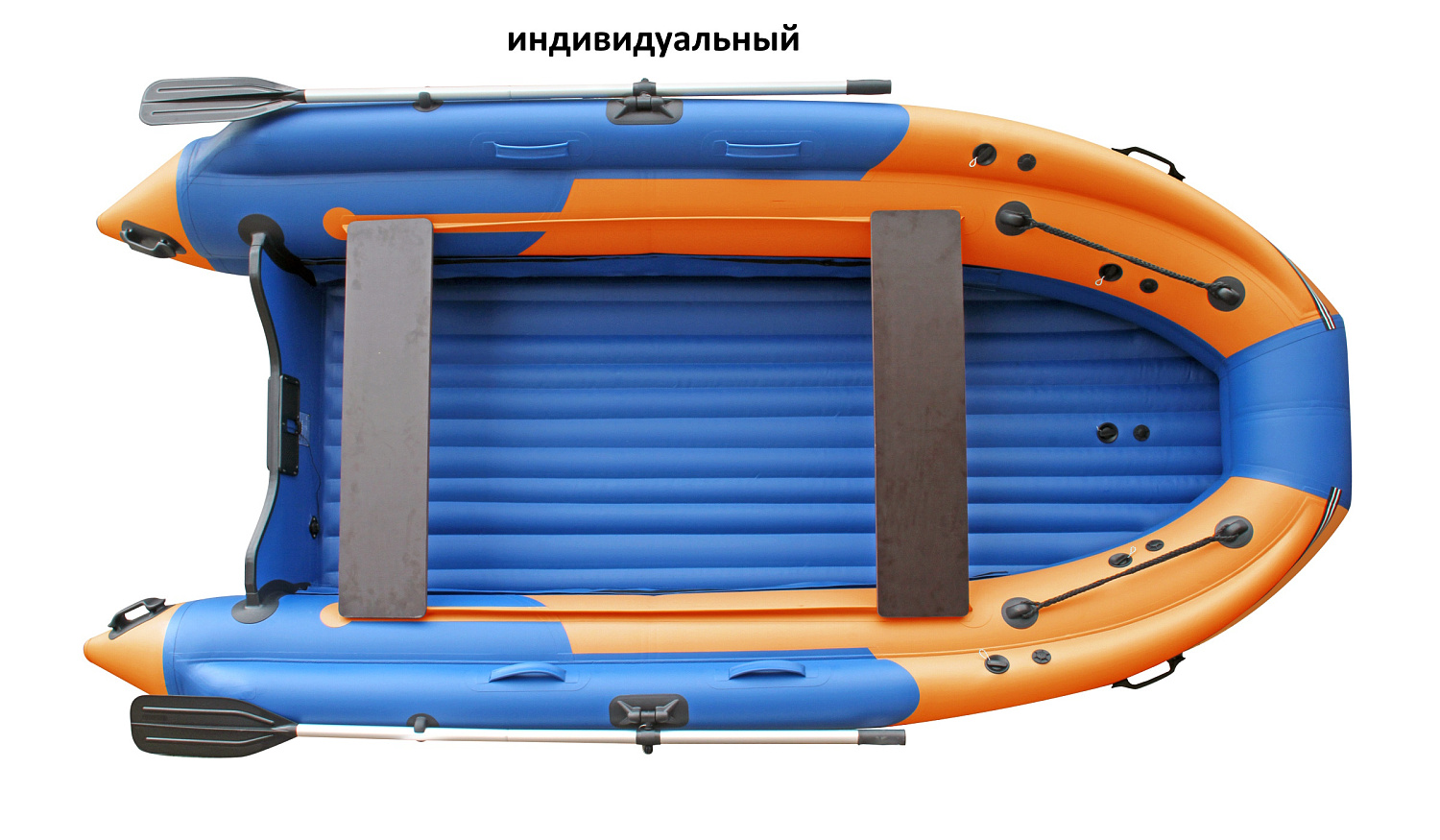 Лодка ПВХ Reef Scat Triton 390 NDFI c фальшбортом