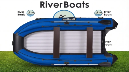 Лодка ПВХ RiverBoats RB 370 НДНД Фальшборт лодка