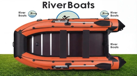 Лодка ПВХ RiverBoats RB 410 Фальшборт (Киль) лодка