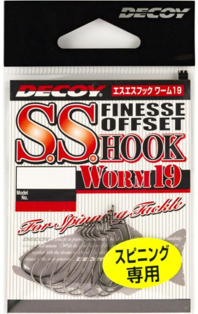 товар Крючки офсетные Decoy Worm 19 S.S. Hook №6