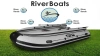 Лодка ПВХ RiverBoats RB 410 Фальшборт (Киль) лодка