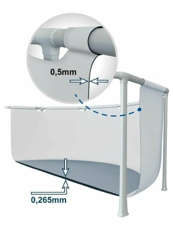 Бассейн каркасный Intex 26710 "Prism Frame" 366х76 см