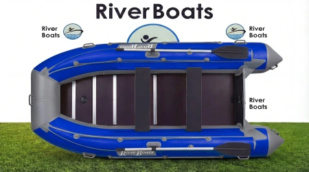 Лодка ПВХ RiverBoats RB 390 Фальшборт (Киль) лодка