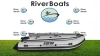 Лодка ПВХ RiverBoats RB 410 Фальшборт (Киль) лодка