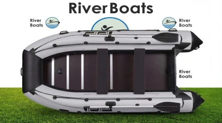 Лодка ПВХ RiverBoats RB 390 Фальшборт (Киль) лодка