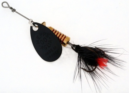 товар Блесна  Meeps Aglia Mouche, 2, Black/Black FLY