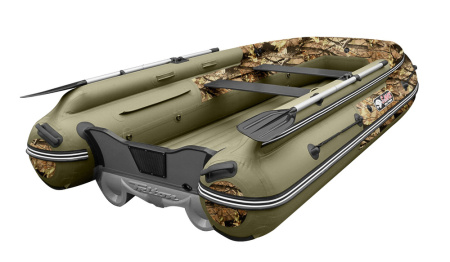Лодка ПВХ Reef Triton 425 S-Max с фальшбортом Камуфляж